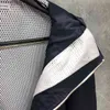 TB Thom Navyナイロンコットンの古典的な二重ジップアップフード付きジャケットファッションアウトドアスポーツ愛好家スタイル