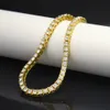 2020 HOT Mens Rose Gold Tennis Bracelets Gold Iced Out Chain Bracelet Fashion Hip Hop Bracelets Jewelry 5mm