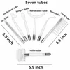 7 in 1高周波電気治療wandガラスチューブマシンスポットニキビの除去剤の美しさのツールの洗練された肌の締め付け装置220224