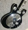 Custom 6 strings Dobro Resonator Steel Electric Guitar Metal style