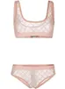 New Lace Bra Set Sexy Letters Tulle Lingeries Women Reggiseni intimi morbidi e traspiranti 2 colori