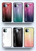 Voor Xiaomi 11 gehard glaskast Kleurrijke zachte TPU Glanzende Gel Huid Xiaomi MI 11 10T PRO 10T Lite Hard Phone Cover