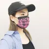Spitzendruck Einweg-Gesichtsmaske Mode Frauen Einweg-Gesichtsmasken Schwarz Vlies Anti-Staub-Maske 3-lagige aktivierte Schutzhülle Geschenke