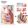 Nail Art DIY Fashion Toy Safe Kids Makeup Set Box Princess Beauty Pretend Play Toys For Girl Toys Adults Younger 2020 New LJ201009