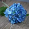 Gifts for women YO CHO Hydrangea Plant Silk Artificial Flower Hydrangea Branches Blue For Home Wedding Party Decoration Fake Hydrangea Ornaments