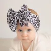 Leopard hår bågar baby pannband blommor flickor tryck hårband nyfödda pläd kärlek hjärt pannband spädbarn hår tillbehör9279510