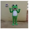 Mascotas personalizadas, traje de mascota de rana verde, trajes adlut, personajes de dibujos animados de rana, mascotas, disfraces para adultos, dibujos animados