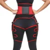 Waist And Thigh Trimmer Neoprene Thermo Trainer Leg Shaper Corset Weight Loss Slimmer Fat Burning Sweat Sauna Workout Wrap Belt 201222