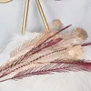 Matrimonio con coda di pavone Simulazione Fiori decorativi Foglia Guida alla decorazione della sala in plastica Fiore artificiale