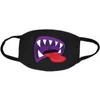 Yıkanabilir Yeniden kullanılabilir Bisiklet Koruma-dudaklarından baskılı Pamuk moda yüz maskesi festivali Yetişkin toz geçirmez tasarımcı maskeleri KKA1463 Maske
