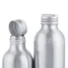 100мл Металлические алюминиевые бутылки контейнеры с крышкой, 100cc Тонер / Эфирные масла Упаковка бутылки Макияж Суб-разливочные