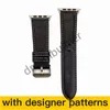 G fashion Watchbands for Apple Watch Band strap 42mm 38mm 40mm 44mm iwatch 1 2 345 bands Leather Bracelet Fashion Stripes drop
