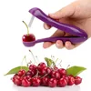 Cherry Core Seed Remover Plastic Fruit Gadgets Gereedschap Handige Keuken Accessoires Cherry Houd Complete Fruit Rood Data Tools Mes