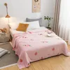 Peach Bedspread Blanket 200x230cm高密度超ソフトフランス毛布、ソファー/ベッド/車用ポータブルPlaids 201128