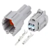 5 sets 4-pins mannelijke en vrouwelijke auto connector waterdichte automotive connector zuurstofsensor plug connector met terminal DJ7049-2.2-11 / 21