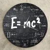 Relativitätstheorie Mathematik Formel Wanduhr Wissenschaftler Physik Lehrer Geschenk Schule Klassenzimmer Dekor1