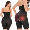 Body Shaper Seamless Femmes Body Minceur Taille Formateur Shapewear Butt Lifter Poitrine Améliorer Full Slip Strappy-Backed 201222