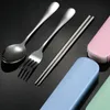 Stainless Steel Dinner Set Western Knife Fork Teaspoon Dinner Spoon Tableware Dinnerware RRB13172