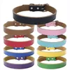 Leather Dog Collars Cats Leash Accessories Chain Stainless Steel Clasp Pet Supplies Multi Color Fashion High Quality Soft 14 5br G2