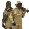 Tactical Camouflage Mege Military Russia Combat Uniform Set Working Clothing Outdoor Airsoft Paintball CS Gear Training uniform 220215