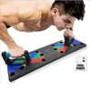 9 In 1 Push Up Rack Board Mannen Dames Fitness Oefening Push-up Stands Body Building Training System Home Gym Fitness Equipment Q1225