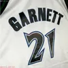 Niestandardowe szyte Kevin Garnett Vintage Champion Jersey XS-6XL Męskie Dokładnie Koszulki Koszykówka Tanie Mężczyźni Kobiety Młodzież