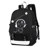 Schultaschen Junge Mädchen Anime Leuchtender Schulrucksack wasserdichte Kinderbuchtasche USB-Ladeanschluss und Schloss Schultasche Y181203035488578