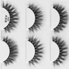 False Eyelashes 3Pairs Reusable 3D Thick Cross Long Voluminous Wispy Handmade Eye Lashes Extension Makeup Beauty Tools