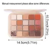 20 Color Eye Shadow Palette Earth Color Colorful Artist Shimmer Glitter Matte Pigmented Powder Pressed Eyeshadow Makeup Kit ZXFTB1771