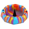 silicone portable ashtray Heat Resistant rubber ashtrays anti-scalding tray ash holder Smoking Accessories