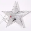 8 Modes Play LED Star Light 22CM Big Star Waterproof LED Single String Light AC220V Hang on Christmas Tree Decoration Light Y200903