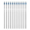 Flèche de carbone 31quot Spine 340 avec flèche bleue en carbone en plumes pour la flèche d'arc composée Hunting2386457