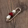 Brooches Pin Jewelry for Women Suit Hats Clips Sweater Coat Decorative Rhinestone Beaded Pearl Brooch Pins Fashion Jewelry Gift