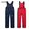 Jungen und Mädchen Skihosen Winter Warm verdicken winddichte Kinder Overalls Junge Freizeitkleidung Hochwertige Hosen 3-8 Jahr 201128