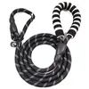 Colares Colares Lashes P Chain Coleira Deslizamento Collar Pet andando Leads Nylon Mountain Climbing Corrida Choppy Traction for Pequeno Médio Grande Dogs1