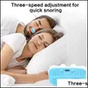 Snarkning CESSATION Hälsovård Beauty Upgrade Electric USB Anti CPAP Nose Stop Breathing Air Purifier Sile Clip Apnea Aid Device 1603782