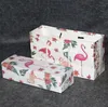 Gift Wrap MissYe Store 10pcs/lot Flamingo Wedding Decoration Foldable Packaging Paper Box Hand Bag For Cookie Muffin1