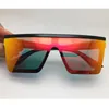 Reflektierende rote quadratische Damen-Sonnenbrille 2020, flache Oberseite, Spiegel-Sonnenbrille für Herren, modische Schattierungen, niedliche Designer-Sonnenbrillen aus Kunststoff