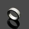 Europe America Style Fashion Men Lady Femmes Titanium Steel Gravé CA Initiales Six SIGNES TROIS ROWS DIAMAND LOVERS RINGS 5935856