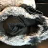 Vintage style glove winter soft genuine leather Open finger gloves with Rabbit fur black gloves good quality with gift box (Anita)