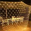 Net Mesh Fairy String Light Garland Christmas Decor for Home Outdoor Garden Year Merry Christmas Decoration Navidad 201203