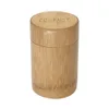 COURNOT Barattolo di stoccaggio in bambù naturale con coperchio Barattolo di stoccaggio in legno di grande capacità da 240 ml Accessorio per fumatori