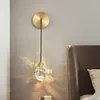 Alle koperen luxe kristallen wandlamp Moderne woonkamer achtergrond bedacht lichte decoratie hangende lijn wandlampen badkamer spiegel koplamp