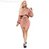 Kvinnor Hoodie Sweatshirts Two Piece Dress Outfits Set Nattklubb Bat Lantern Sleeve Mini Kjol Visa midja Drawstring Ladies Passar