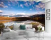 3d Modern Wallpaper 3d Wall Painting Wallpaper Large Lake Scenery in Autumn Living Room Bedroom TV Background Wall Wallpaper