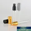 10ML Духи Стекло Spray Bottle Clear Sample стеклянных флаконах Портативный мини-спрей бутылки Atomizer с крышками