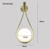 wall lamp led Gold Color white glass shade G9 bedroom Bedside Restaurant Aisle Wall Sconce modern bathroom indoor lighting fixtures-L