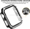 Tempererat glasskydd f￶r Apple Watch Case 40mm 44mm 38mm 42mm 41mm 45mm 49mm Diamond Bumper Screen Protector f￶r IWatch Series 6/SE/5/4/3/2/1 NYTT