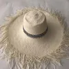 ZJBECHAHMU Casual New Solid Vintage paglia cappelli da sole per le donne ragazza estate berretti vacanza all'aperto ombrellone pieghevole cappelli di paglia da spiaggia Y200602