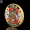 10pcslot poker puce divertissant Quoti039m A Donkquot Casino Poker Guard Craft Collectible COINS3652042